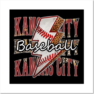 Graphic Baseball Kansas City Proud Name Team Vintage Posters and Art